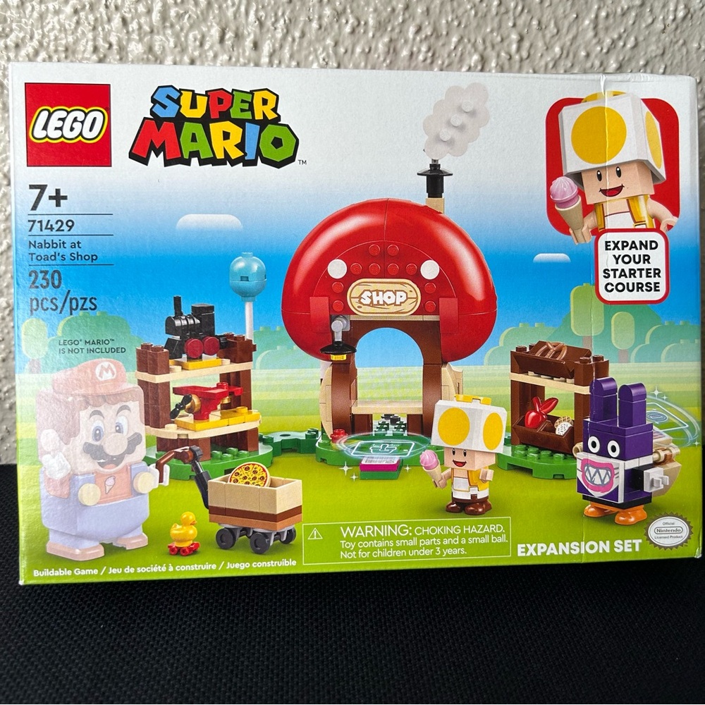 LEGO Super Mario Nabbit at Toad’s Shop Expansion Set 71429 NIB